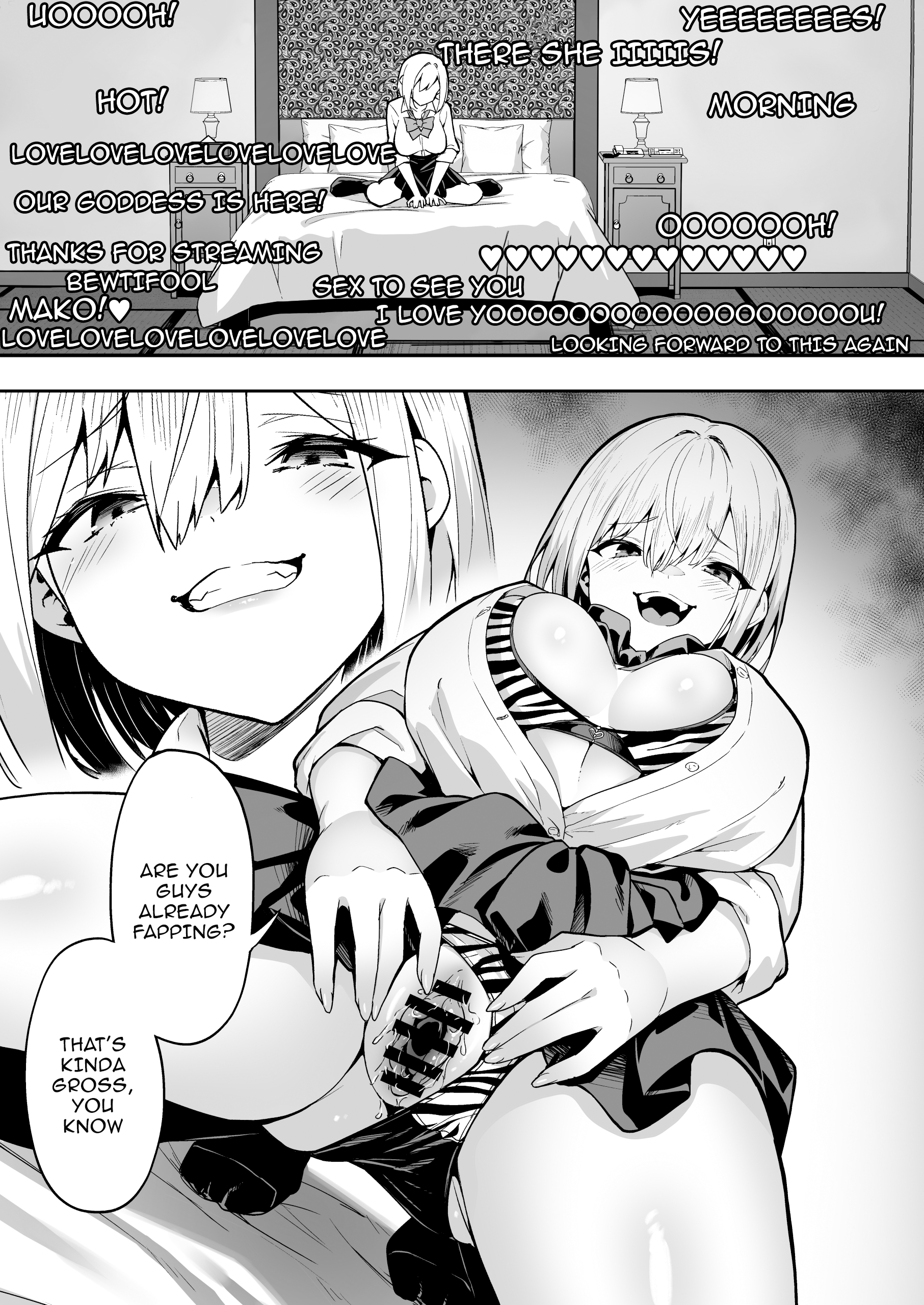 Hentai Manga Comic-A Female Streamer's Raw Paranormal Experience-Read-6